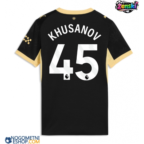 Ženski Nogometni dresi Manchester City Abdukodir Khusanov #45 Gostujoči 2026-27 Kratek Rokav